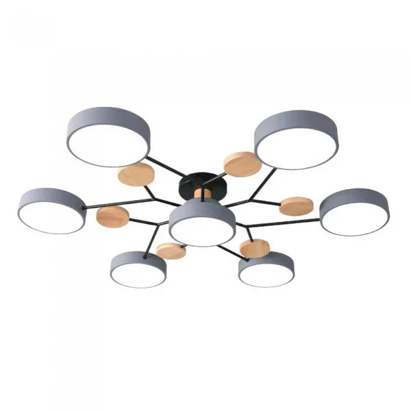 Scandinavian Branched LED Chandelier for Modern Home Lighting
