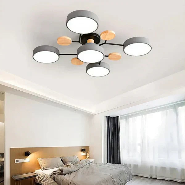Scandinavian Branched LED Chandelier for Modern Home Lighting