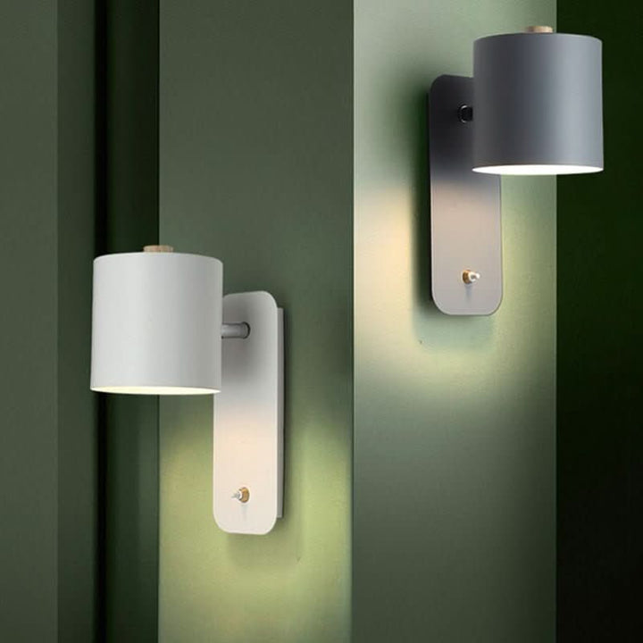 Kalsten | Modern Nordic LED Wall Light with Switch