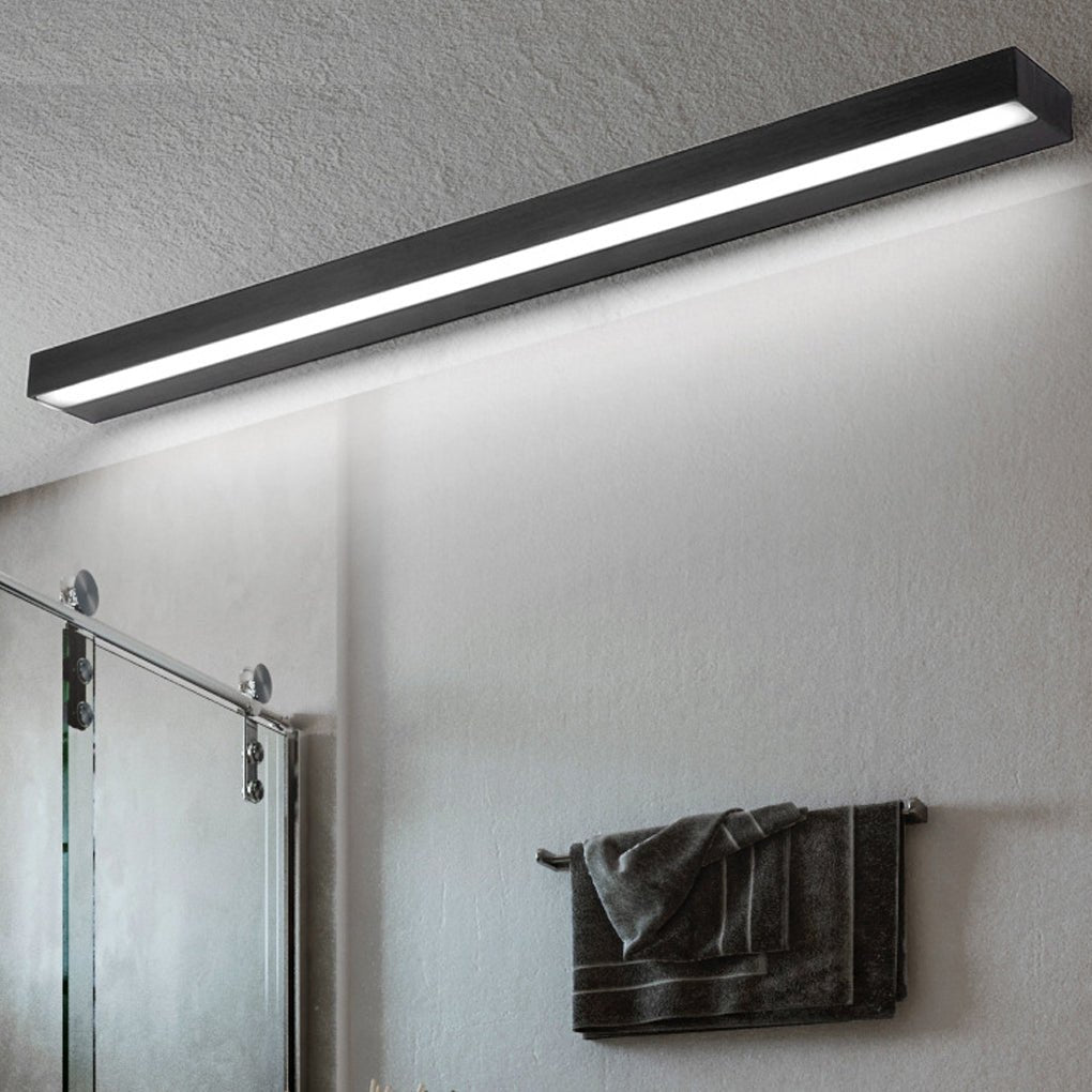20''/24''/28'' Rectangle LED Bathroom Vanity Light with Downlight Design | Noxord