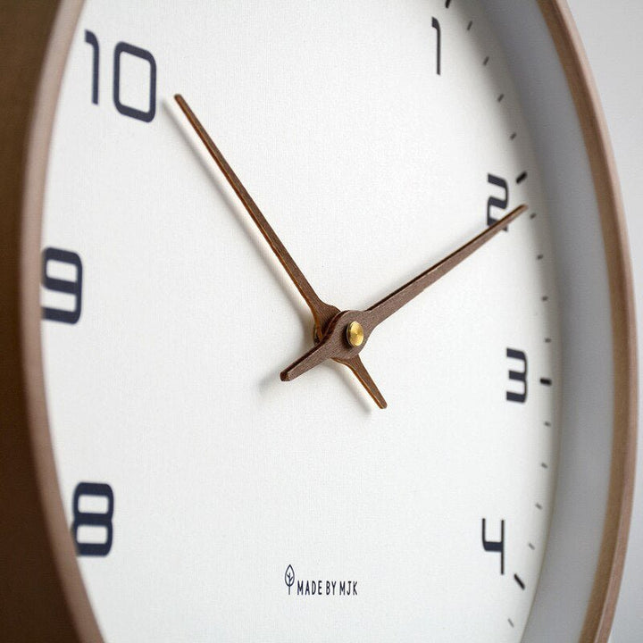Kalsten | LUNDTIME – Silent Wooden Wall Clock with Scandinavian Design