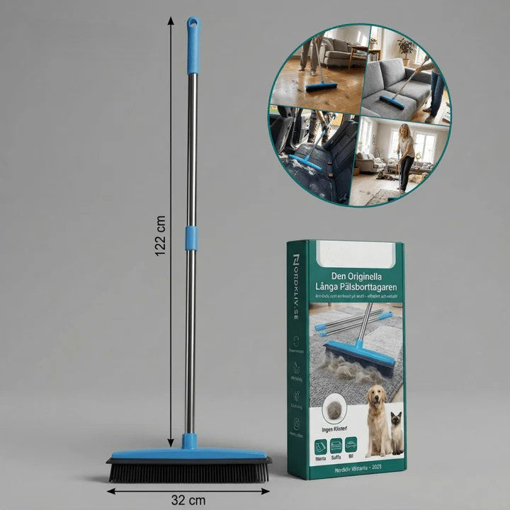 Pet hair remover broom with telescopic handle | Kalsten