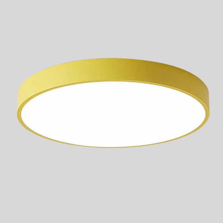 Kalsten | Nordic Wood LED Ceiling Light – Macaron Design, 23–30cm