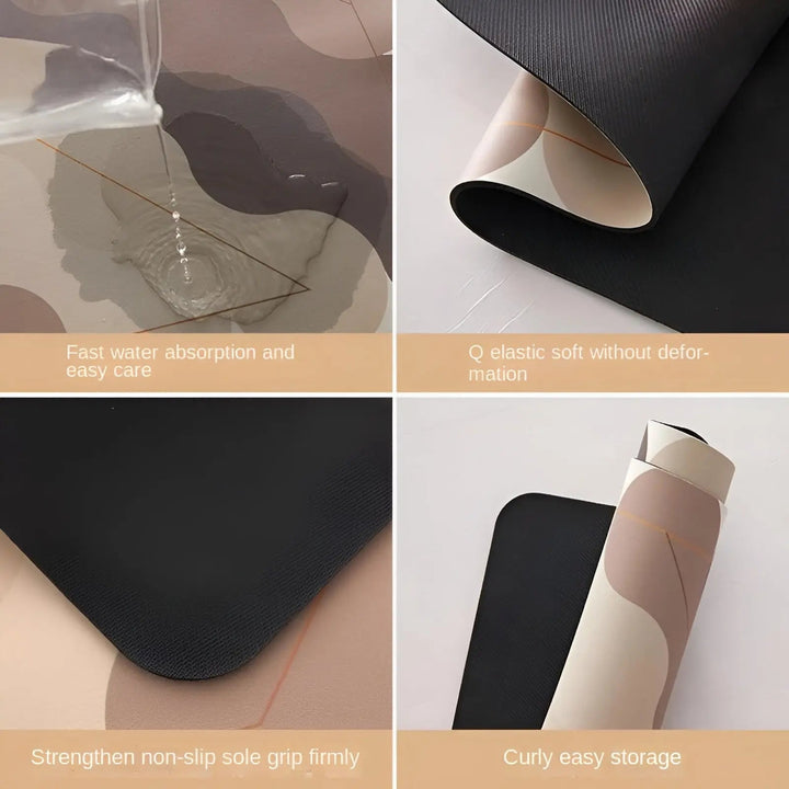 Quick-Dry Non-Slip Kitchen Rug