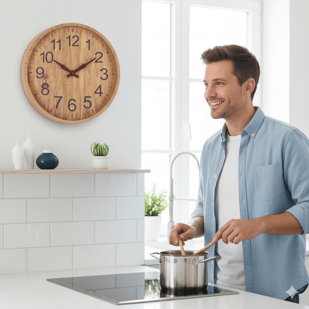 Kalsten | OAKTICK – Silent Wooden Wall Clock with Natural Charm