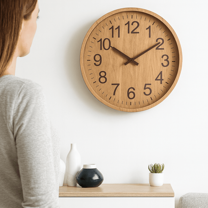 Kalsten | OAKTICK – Silent Wooden Wall Clock with Natural Charm