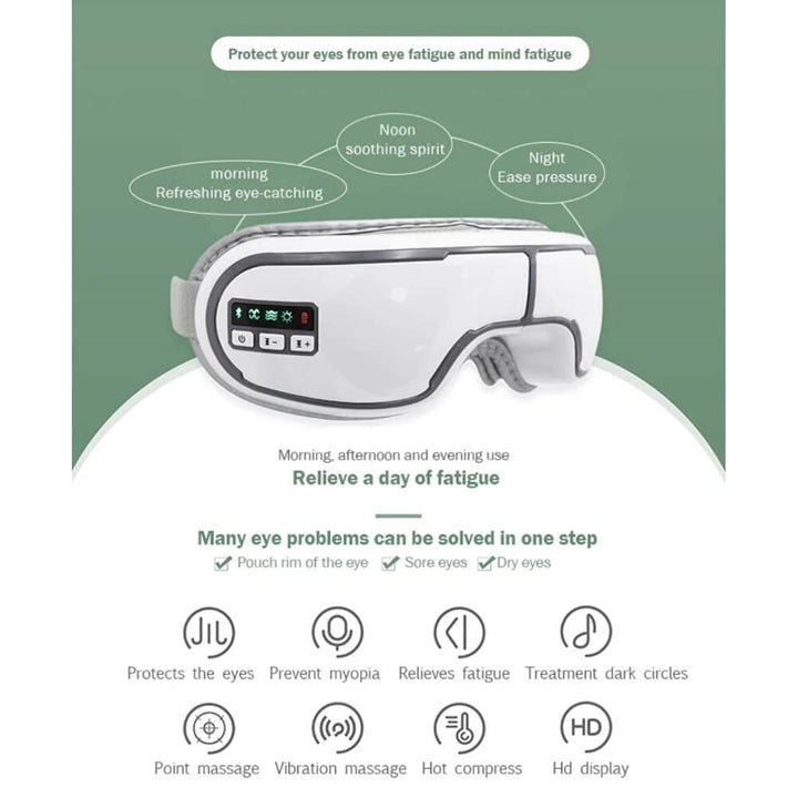 4-in-1 Multifunctional Eye Massage Glasses with Air Compression | Kalsten