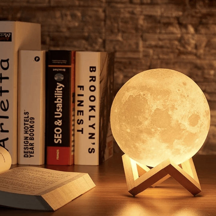 Kalsten | Moon lamp - Lunar - Rechargeable - Touch control