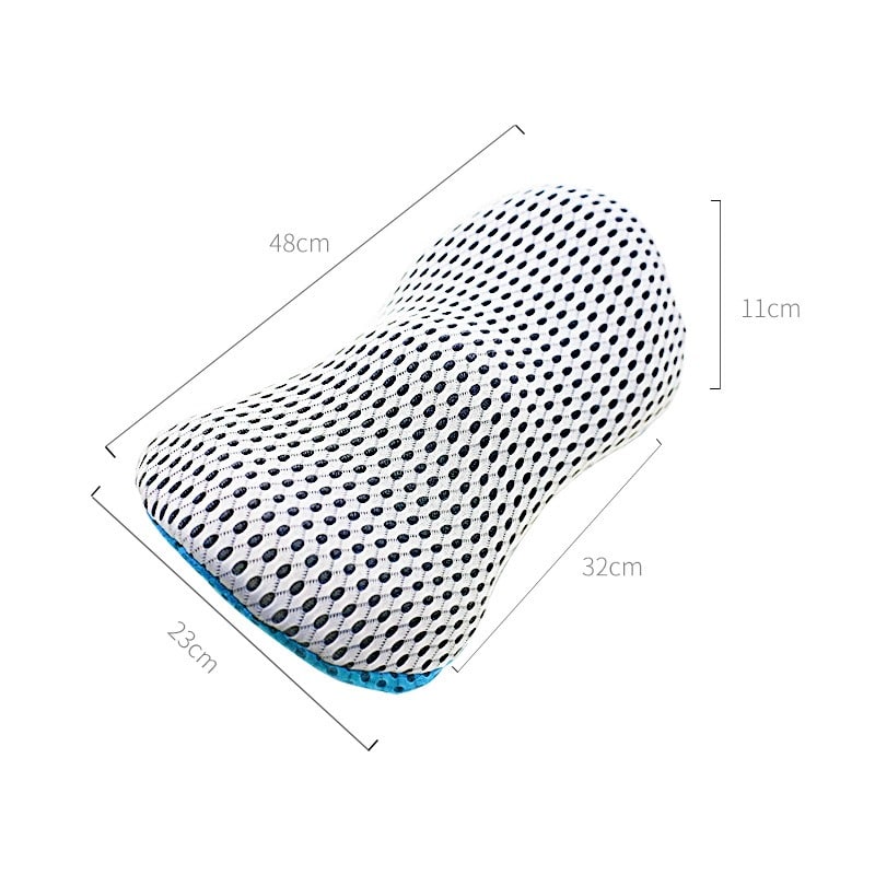 Kalsten | SpineRest Orthopedic Lumbar Pillow | Ergonomic Back Support for Office, Car & Home | Removable Cover