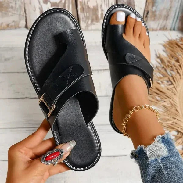 Kalsten | Women's Orthopedic Hallux Valgus Correction Leather Sandals
