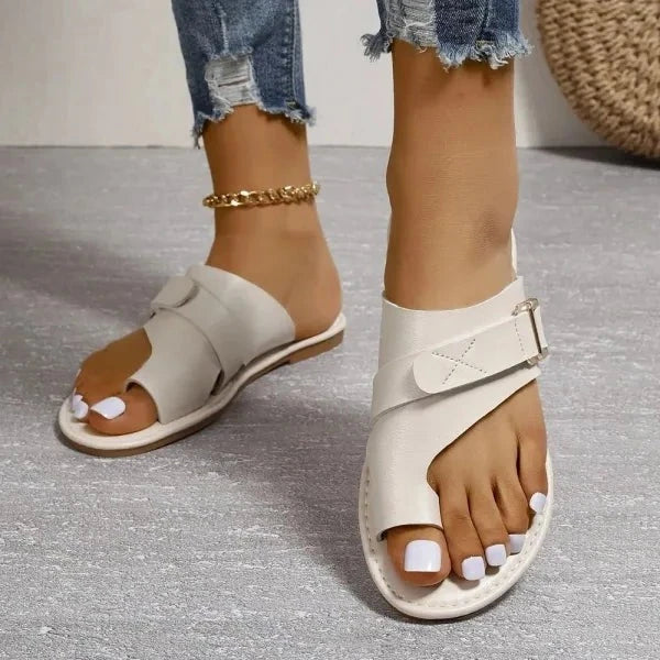 Kalsten | Women's Orthopedic Hallux Valgus Correction Leather Sandals