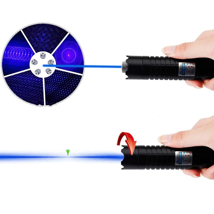 Noxord | Tactical Laser Torch | Fire Starter and Outdoor Light | Blue