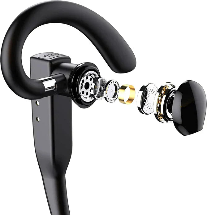Kalsten | Trucker Dual Mic Wireless Bluetooth 5.1 Noise Cancelling Headset/Earphones