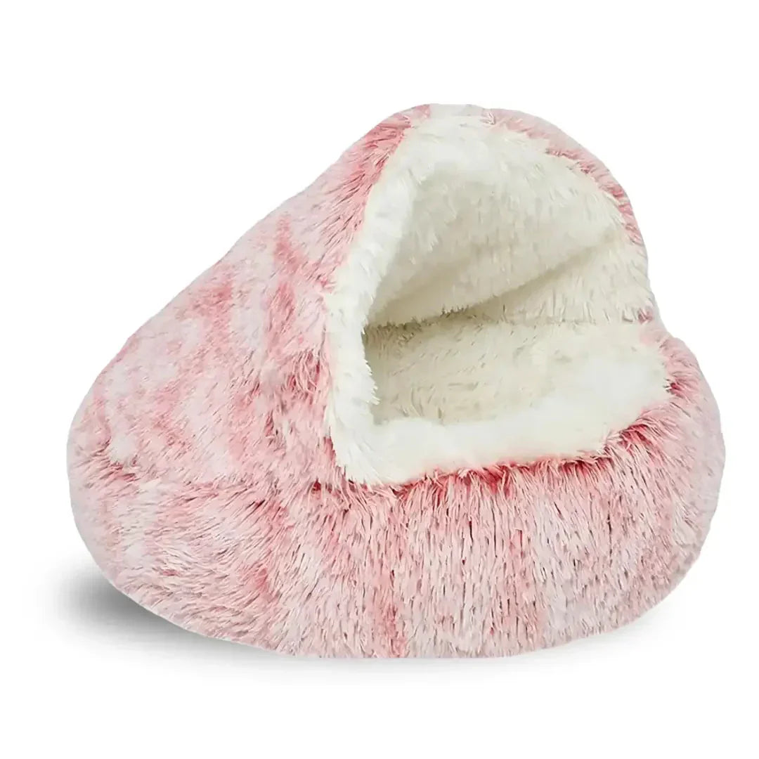 Cat Plush Cave Bed – Cozy Indoor Nest Noxord