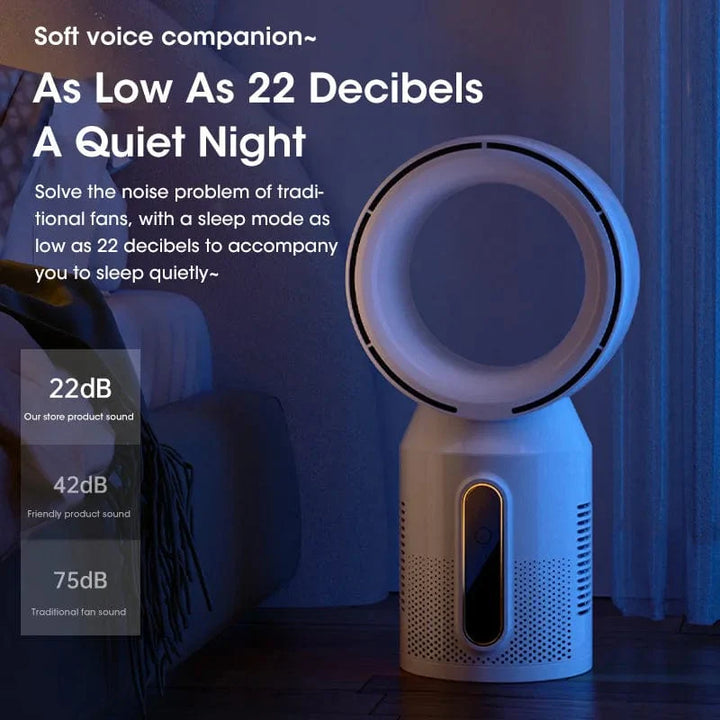 Desktop Bladeless Electric Fan Table Fan 5 Speed Tower Fan For Baby Cooler Air Conditioner USB Rechargeable Cooler Fan | Kalsten