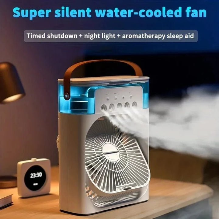 Portable Humidifier Fan Air Conditioner Household Small Air Cooler Hydrocooling Portable Air Adjustment For Office 3 Speed Fan | Kalsten