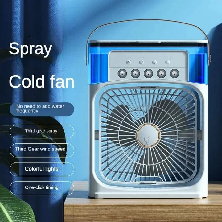 Portable Humidifier Fan Air Conditioner Household Small Air Cooler Hydrocooling Portable Air Adjustment For Office 3 Speed Fan | Kalsten