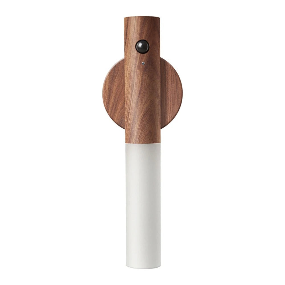 Portable Wooden LED Wall Lamp – Wireless Noxord