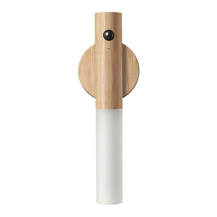 Portable Wooden LED Wall Lamp – Wireless Noxord