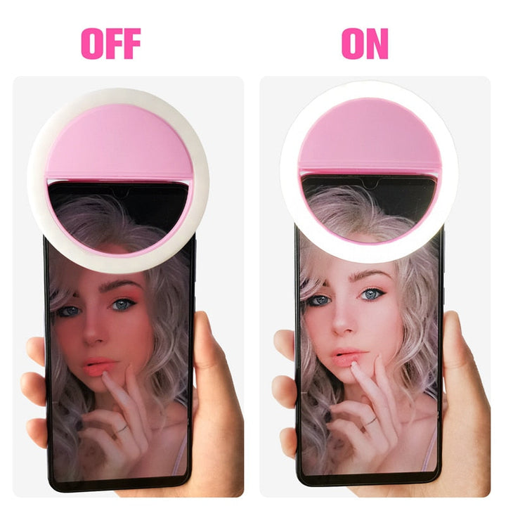 Kalsten | Portable Selfie Ring Light - GlowSnap