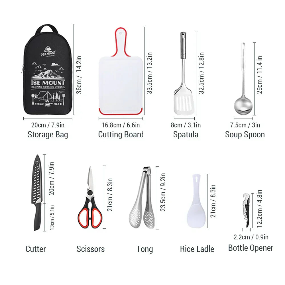 Portable stainless steel outdoor kitchen set - CampMate