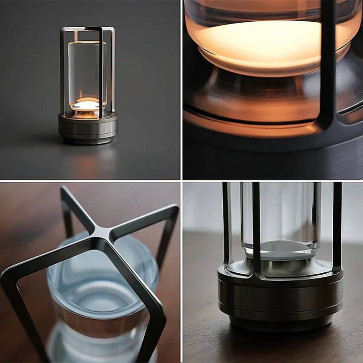 Waterproof and Portable Crystal Table Lamp - AuroraGlow | Noxord