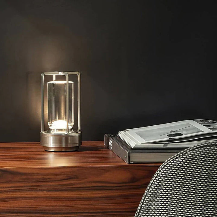 Waterproof and Portable Crystal Table Lamp - AuroraGlow | Noxord