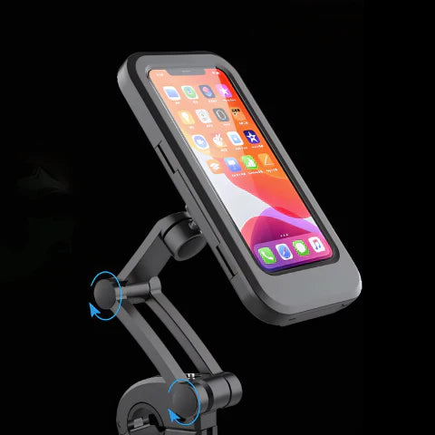 SafeRide Waterproof Phone Holder – 360° Rotatable for Bike and Rainy Weather | Kalsten