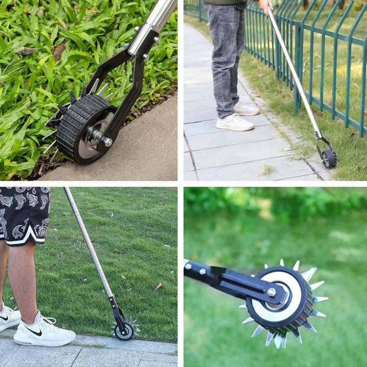 Manual lawn edge trimmer with roller | Kalsten