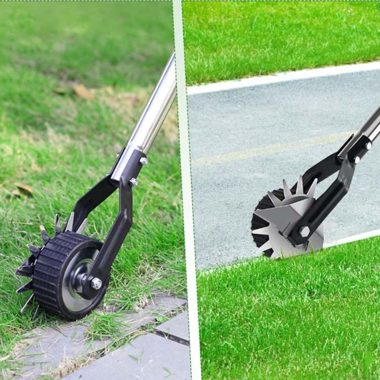 Manual lawn edge trimmer with roller | Kalsten