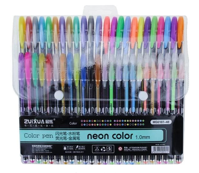 Glitzerly Glitter Gel Pens Set | Kalsten