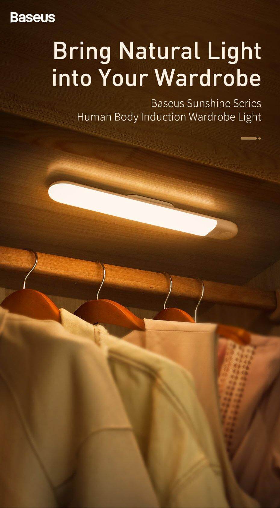 Motion Sensor Removable Magnetic Strip Lights | Noxord