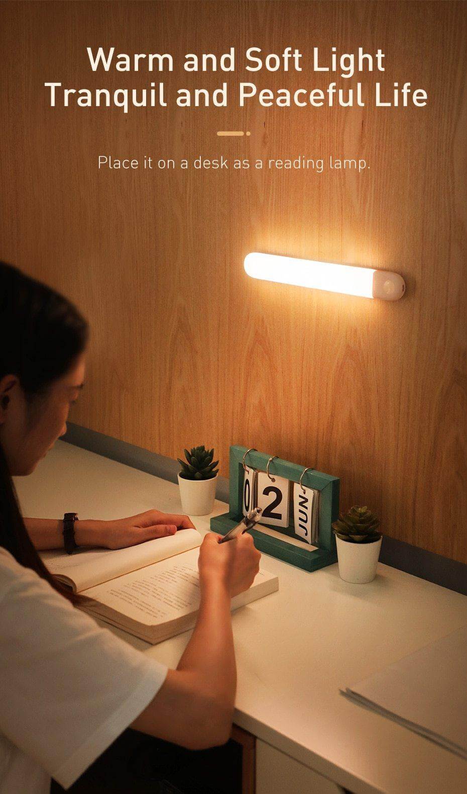 Motion Sensor Removable Magnetic Strip Lights | Noxord