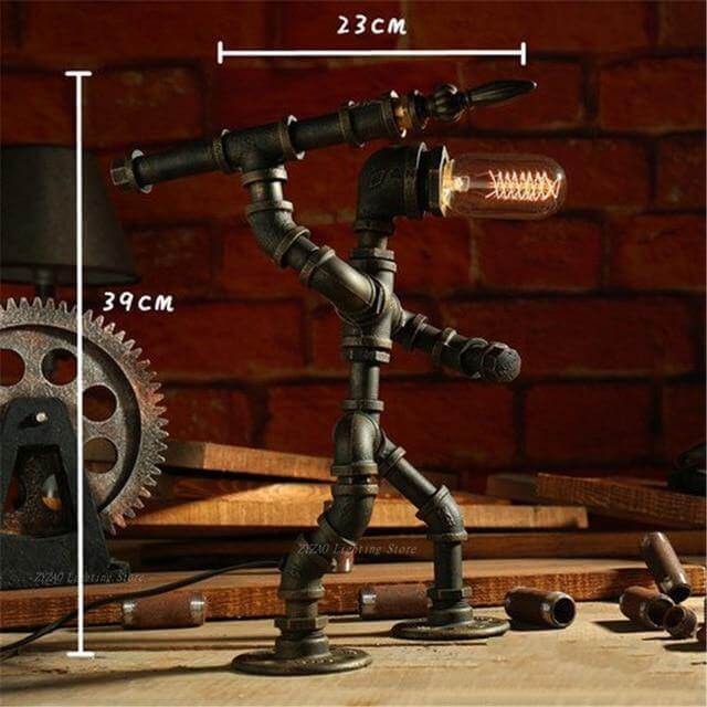Creative Iron Vintage Robotic Lamps | Noxord