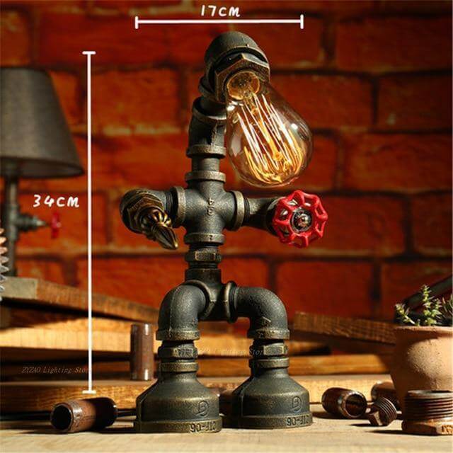 Creative Iron Vintage Robotic Lamps | Noxord