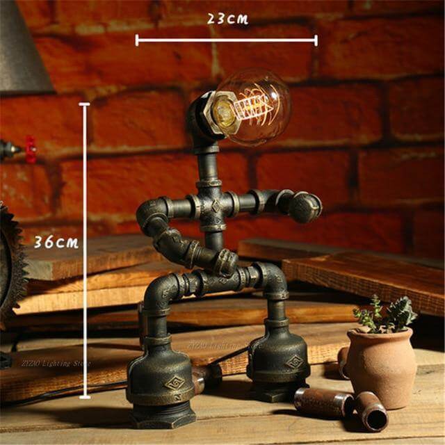 Creative Iron Vintage Robotic Lamps | Noxord