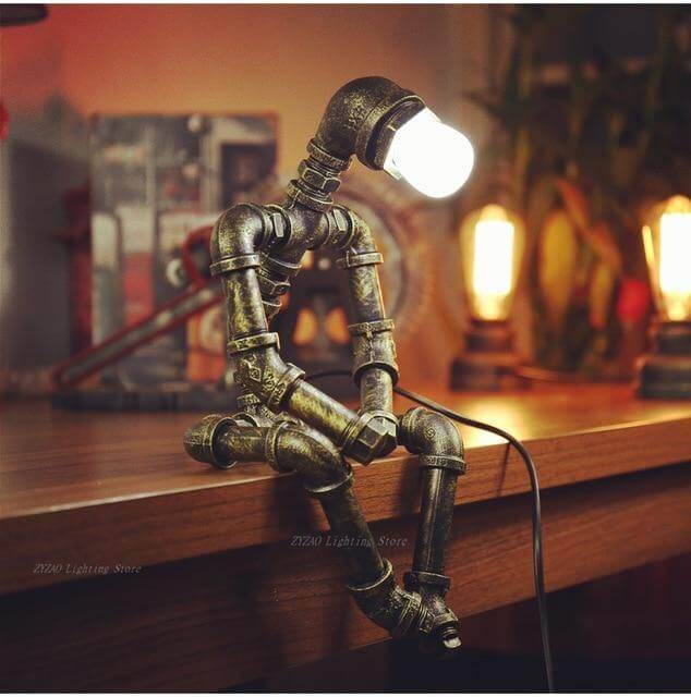 Creative Iron Vintage Robotic Lamps | Noxord