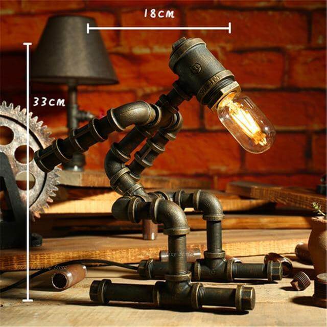 Creative Iron Vintage Robotic Lamps | Noxord