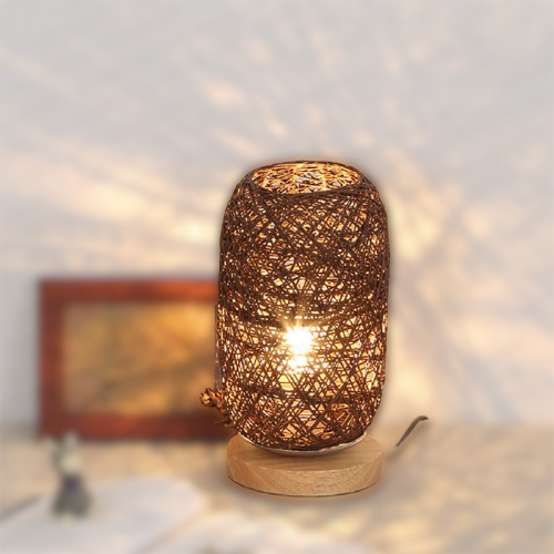 Table lamp made of rattan wood | Kalsten