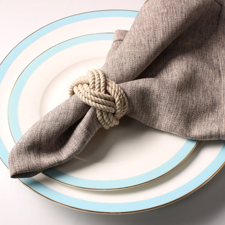 Kalsten | Braided Jute Napkin Ring - Set of 10
