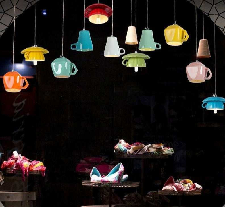Nordic Ceramic Tea Cup Light | Noxord