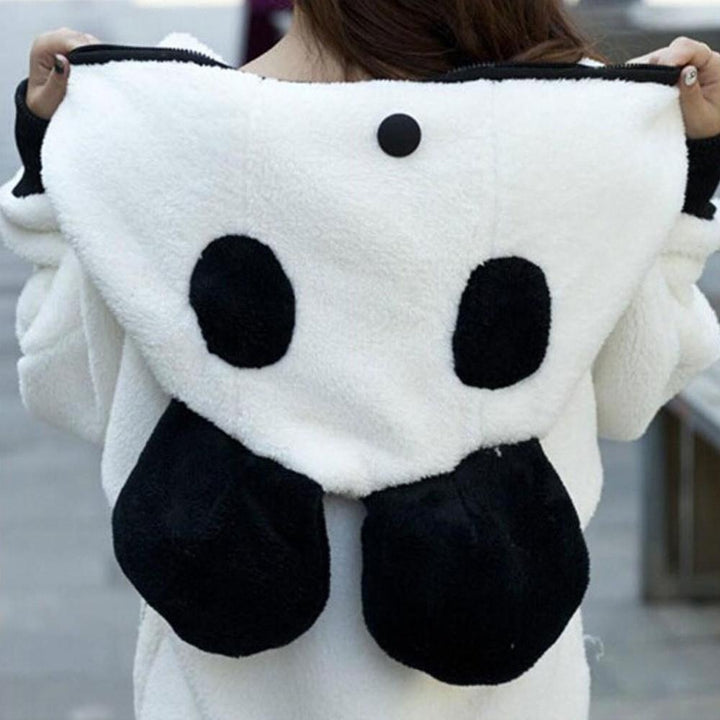 Fluffy Panda Hoodie | Kalsten