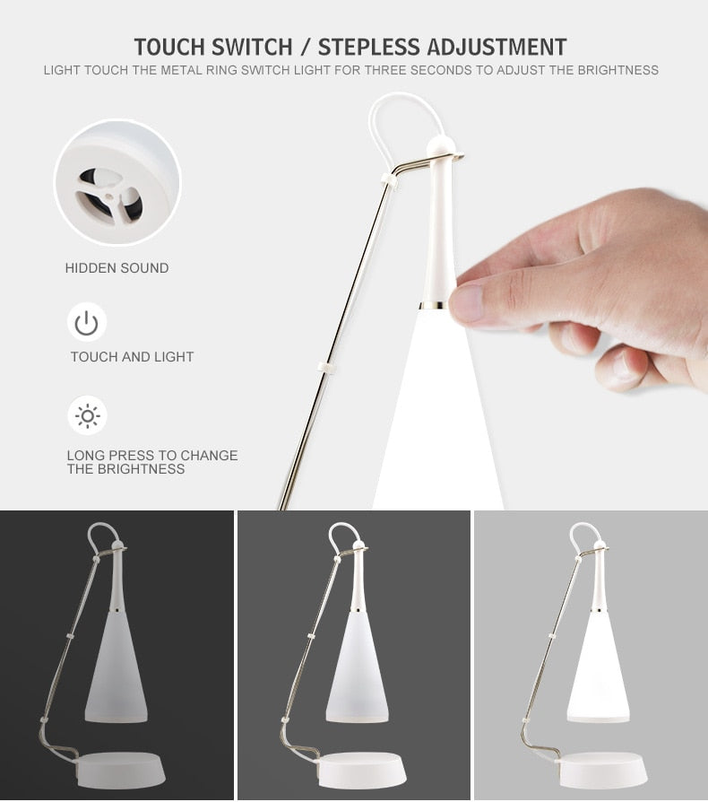 Touch Sensor Bluetooth Speaker Led Table Lamp | Noxord
