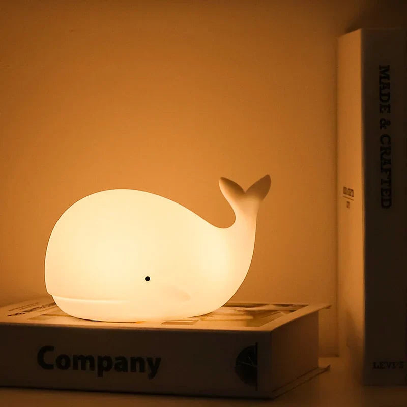 GlowWhale Night Lamp - Magical Color Party for Children Noxord