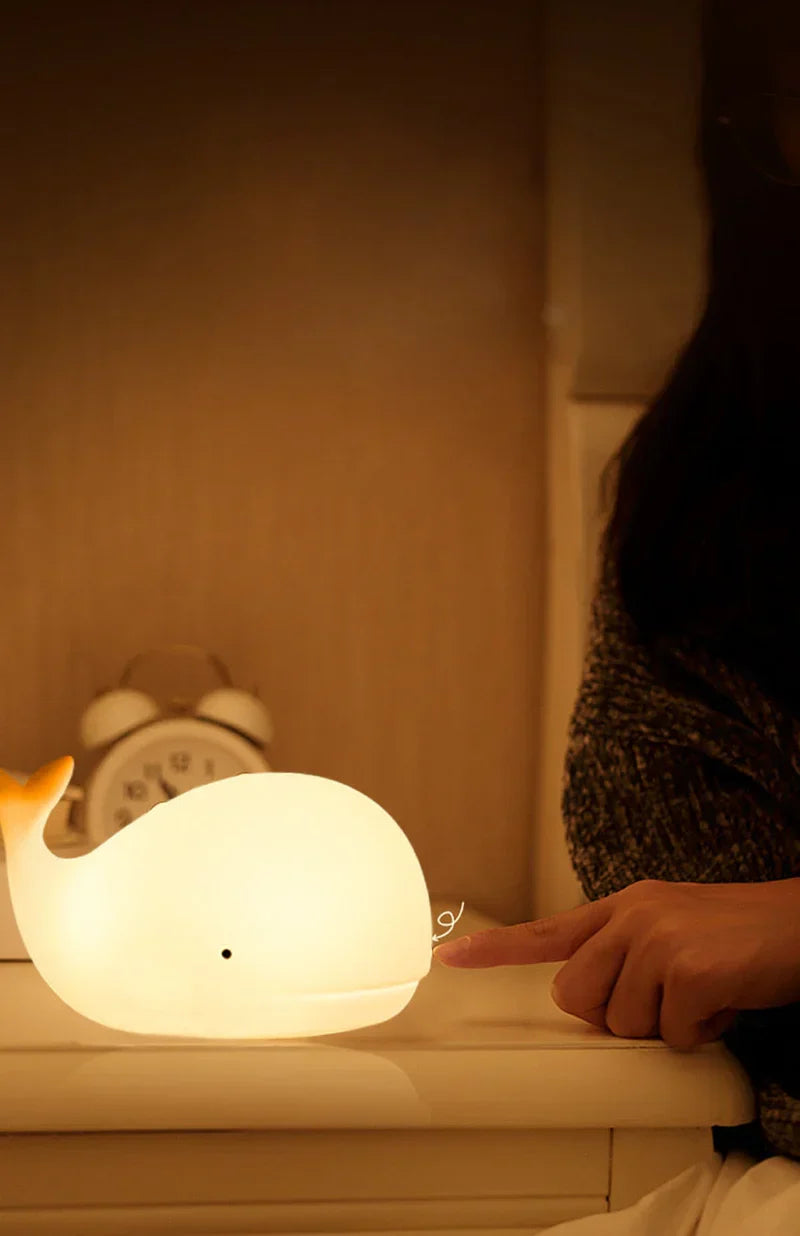 GlowWhale Night Lamp - Magical Color Party for Children Noxord