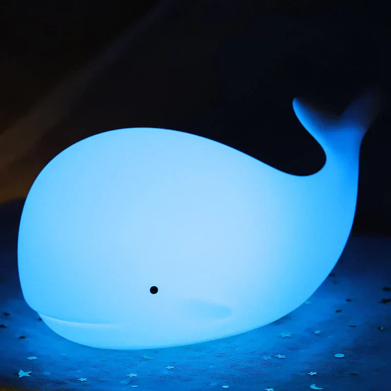 GlowWhale Night Lamp - Magical Color Party for Children Noxord