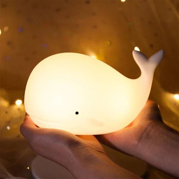 GlowWhale Night Lamp - Magical Color Party for Children Noxord