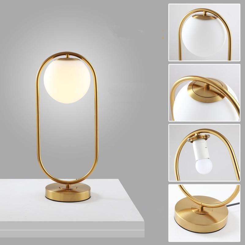 Modern Glass Ball Table Lamp | Noxord