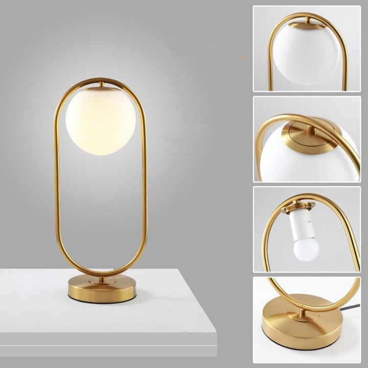 Modern Glass Ball Table Lamp | Noxord