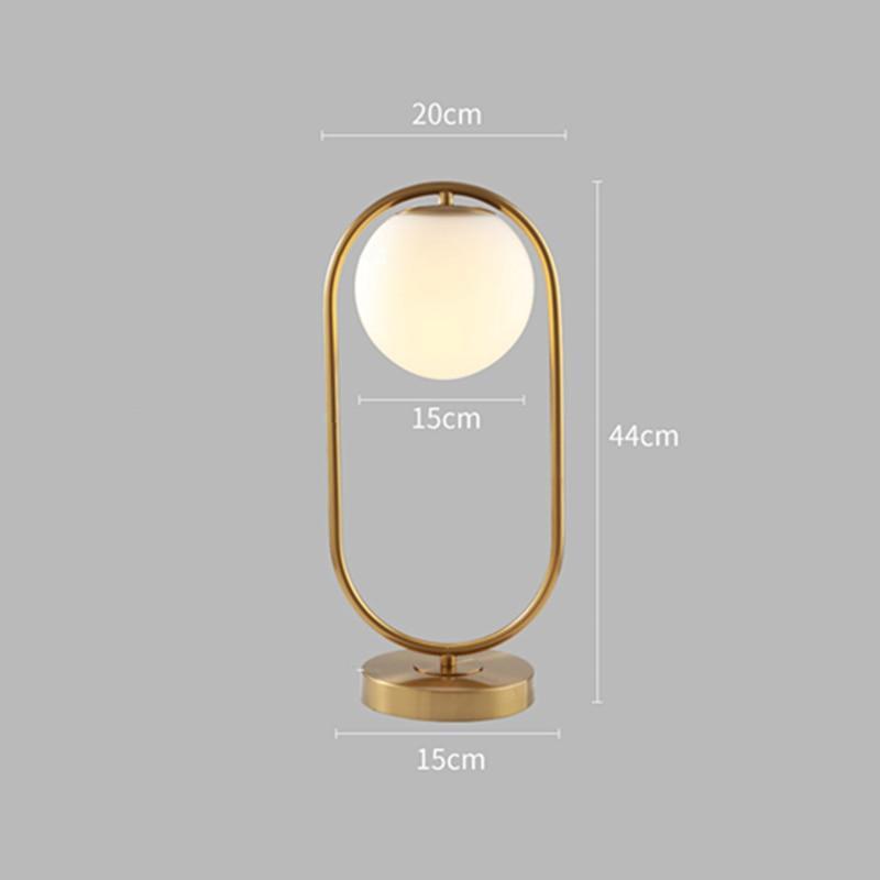 Modern Glass Ball Table Lamp | Noxord